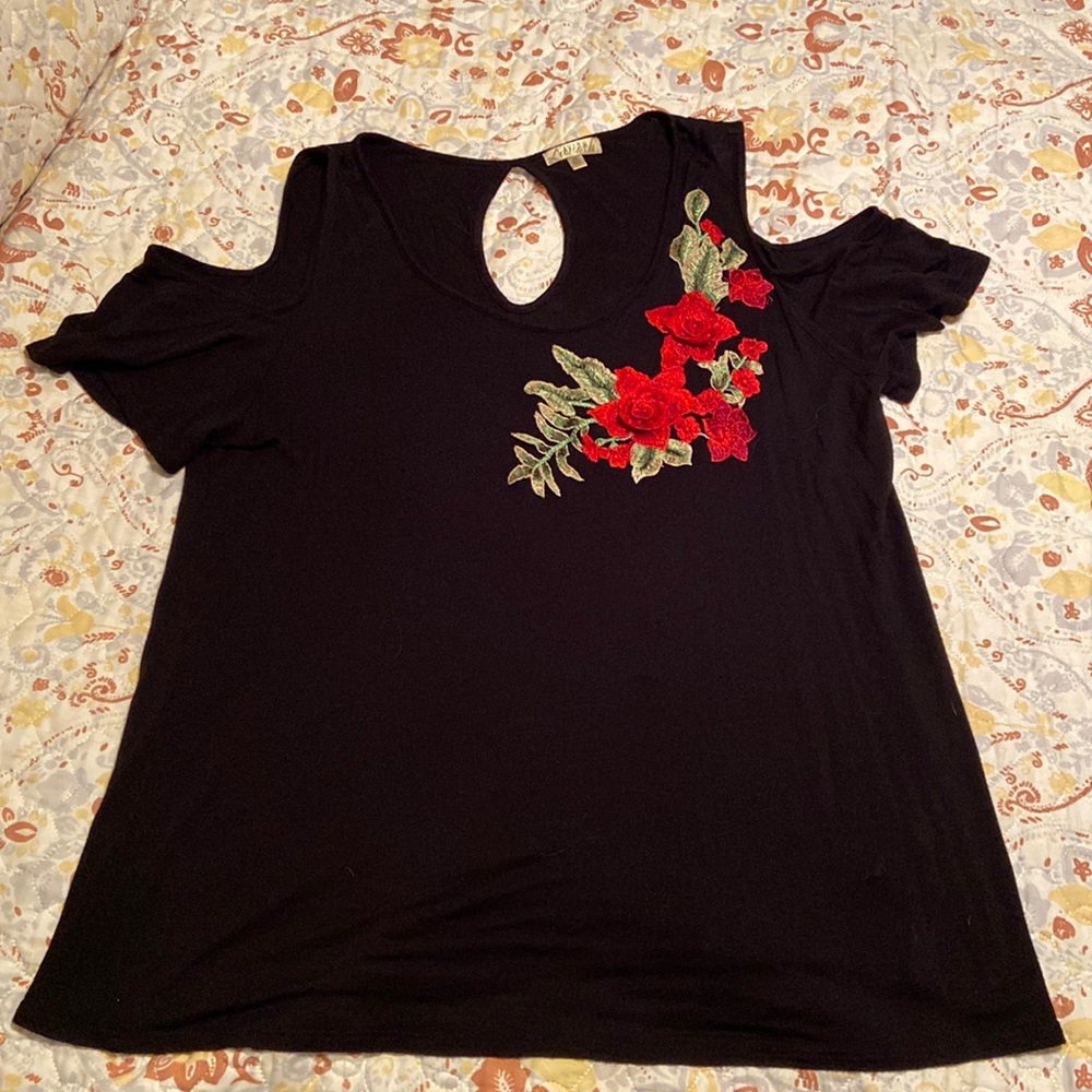 Flower Embroidery shirt